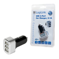 LogiLink PA0082 netvoeding & inverter Auto Zwart, Zilver - Afbeelding 6