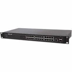 Intellinet 24-poorts Gigabit web-smart netwerk switch, 24x RJ45 10/100/1000 Mbps + 4x SFP-uplink, VLAN-ondersteuning, rackmontage, metalen behuizing, 3 jaar garantie - Afbeelding 8