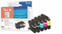 Peach 317210 inktcartridge 5 stuk(s) Zwart, Cyaan, Magenta, Geel