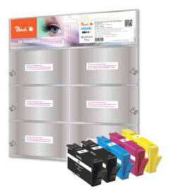 Peach 319219 inktcartridge 5 stuk(s) Zwart, Cyaan, Magenta, Geel - Afbeelding 2