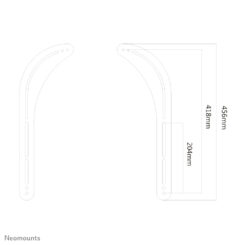 Neomounts NM-USP100BLACK Sonos soundbar houder - max 15 kg - schermmontage - Afbeelding 4