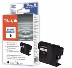 Peach PI500-122 inktcartridge 1 stuk(s) Hoog (XL) rendement Zwart - Afbeelding 2