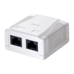 LogiLink NP0072 wandcontactdoos 2 x RJ-45 Wit - Afbeelding 2