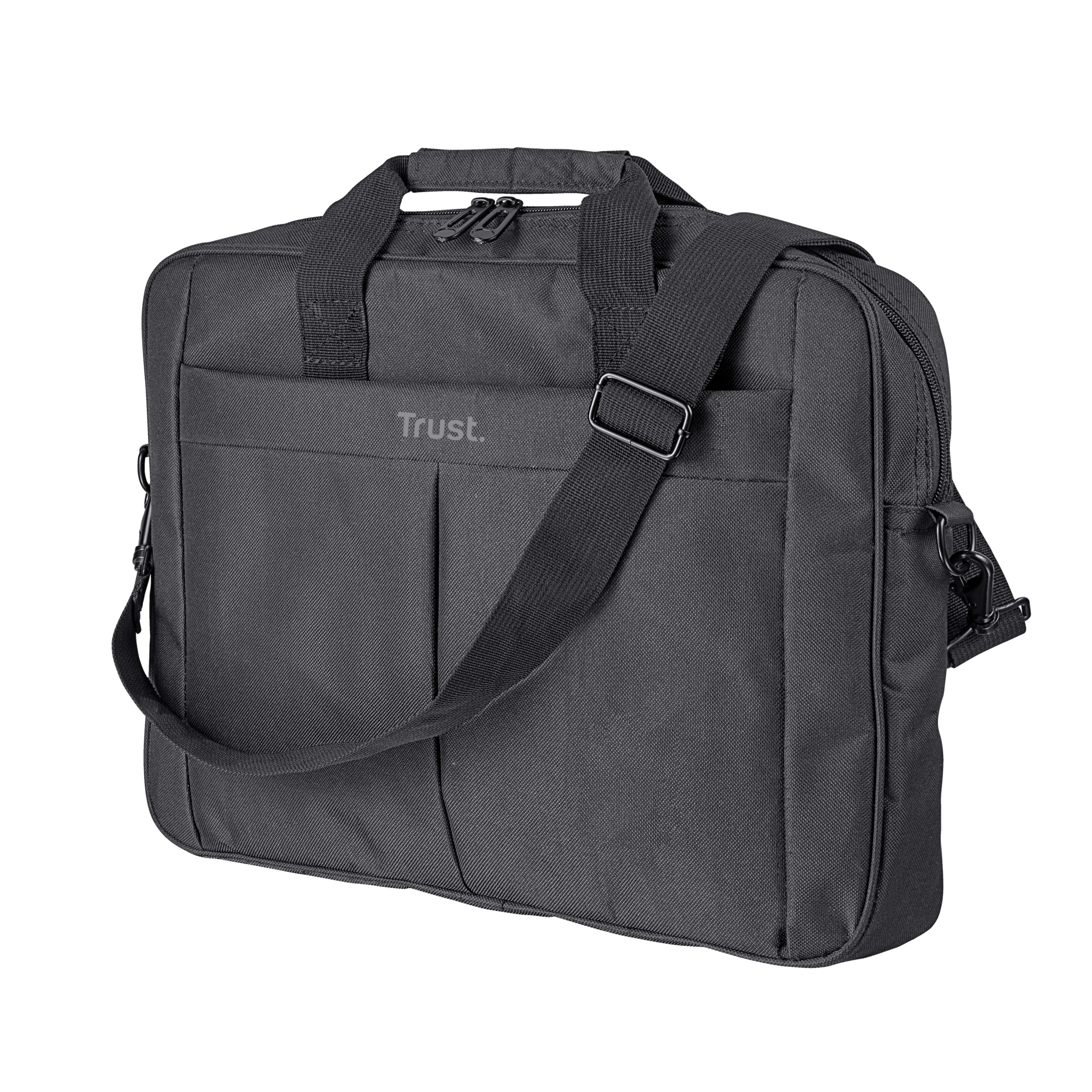 Trust Primo | Laptop Schoudertas | 16 inch | Zwart - Afbeelding 4