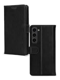 Mobilize Leather Wallet Samsung Galaxy S23 5G Black