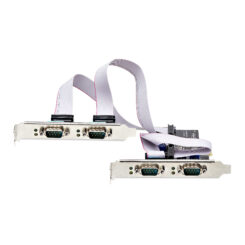 StarTech.com 4-Port PCIe Seriële Adapter Kaart, Quad PCI Express naar RS232/RS422/RS485 (DB9) Serial Kaart, Incl. Low-Profile Beugel, 16C1050 UART, Windows/Linux, TAA Compliant, Level-4 ESD Bescherming - Afbeelding 3