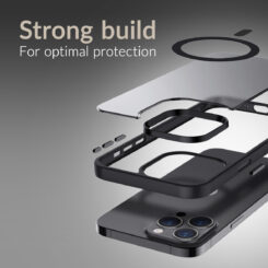 Mobilize MagSafe Compatible Hybrid Pro Case Apple iPhone 15 Pro Max Black - Afbeelding 2