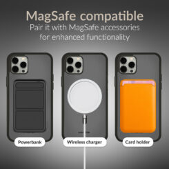 Mobilize MagSafe Compatible Hybrid Pro Case Apple iPhone 15 Pro Max Black - Afbeelding 7