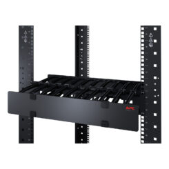 APC Horizontale kabelgeleider, 2U x 15 cm diep, enkelzijdig met afdekplaat - Afbeelding 4