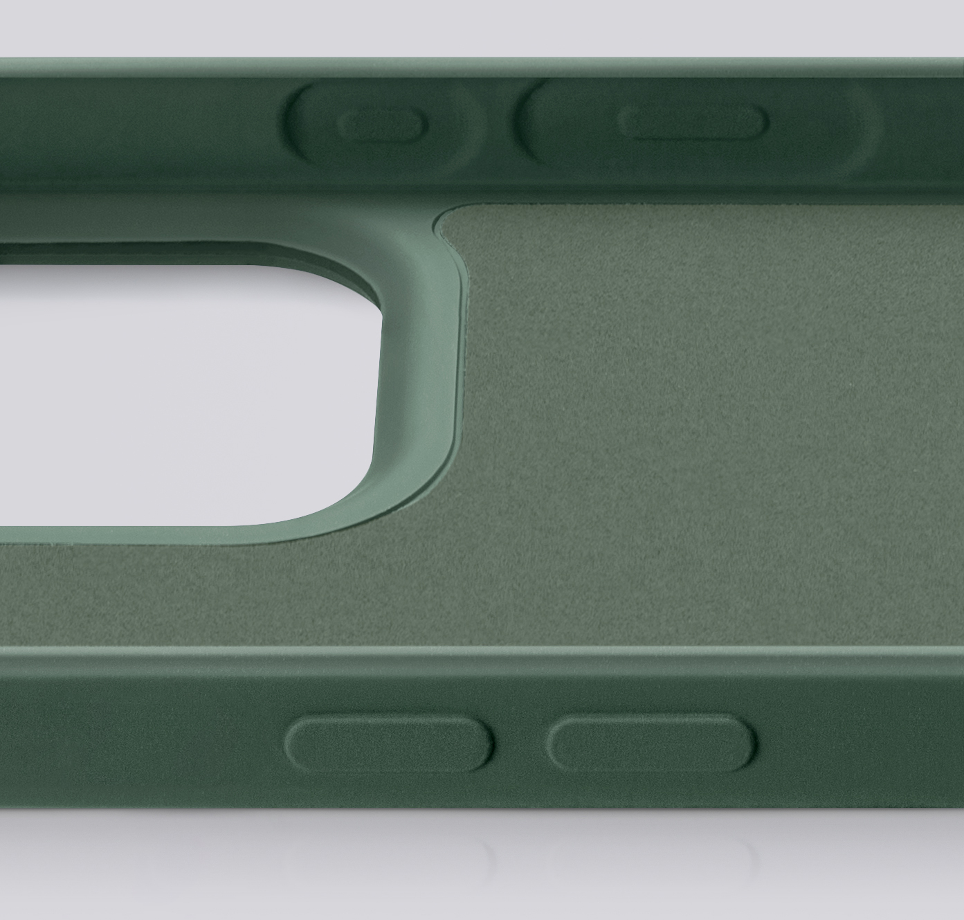 Mobilize Rubber Gelly Case Samsung Galaxy A55 5G Matt Green - Afbeelding 2