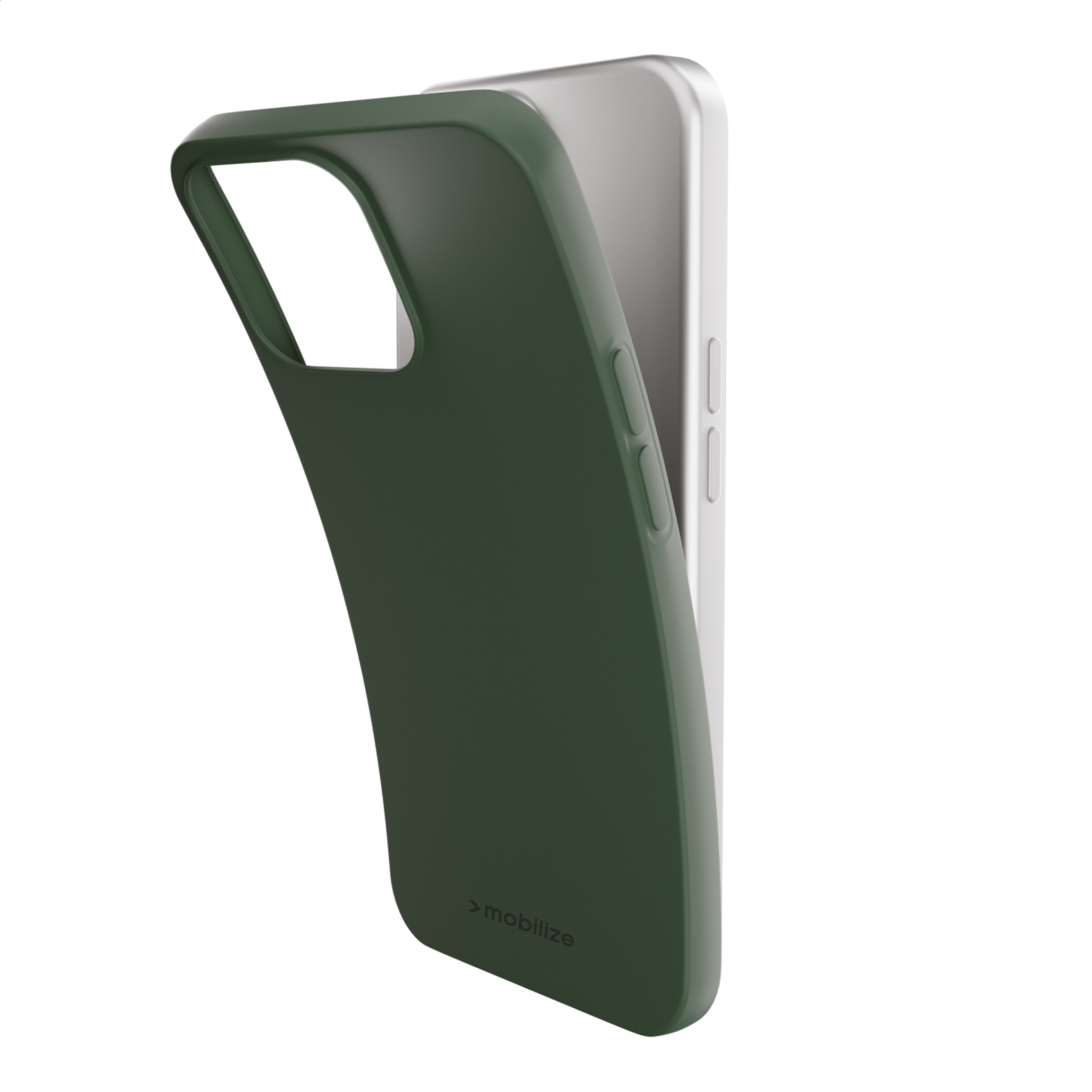Mobilize Rubber Gelly Case Samsung Galaxy A55 5G Matt Green - Afbeelding 4