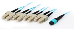Equip 25557507 InfiniBand en Glasvezelkabel 5 m MTP 4x SC Cyaan - Afbeelding 2