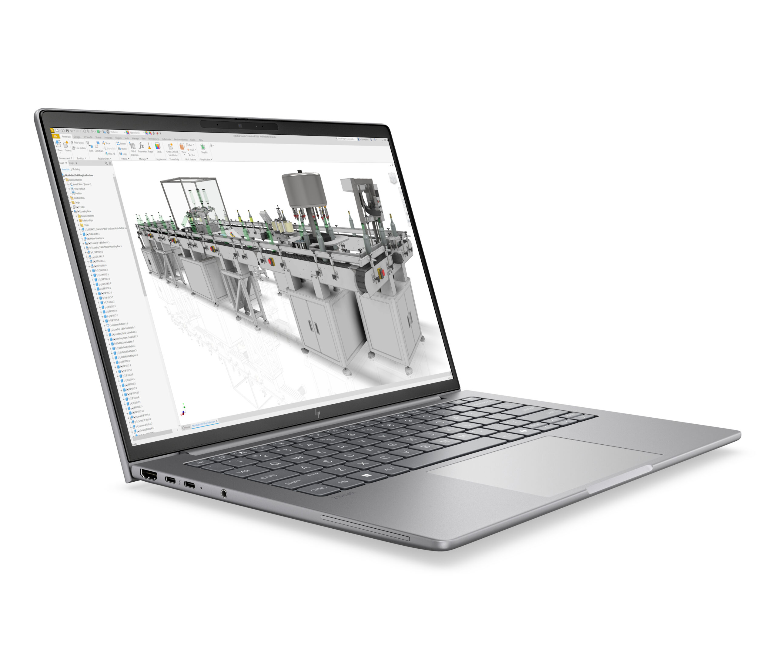 HP ZBook 8 G2i Wolf Pro Security Edition Copilot+ PC Intel Core Ultra 7 356H Mobiel werkstation 35,6 cm (14") WQXGA 32 GB DDR5-SDRAM 1 TB SSD NVIDIA RTX PRO 500 Blackwell Wi-Fi 7 (802.11be) Windows 11 Pro AI Workstation, AI PC Zilver QWERTY - Afbeelding 3