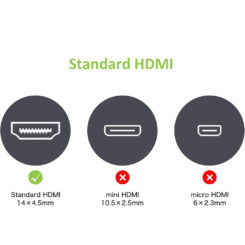 Techly HDMI M/F Zwart - Afbeelding 6
