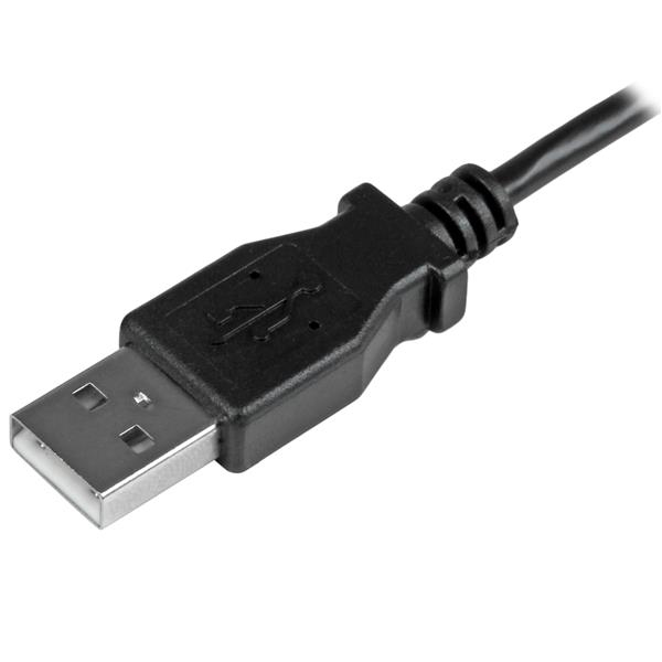 StarTech.com 1 m Micro-USB oplaad en sync kabel M/M Micro-USB haaks naar links 30/24AWG - Afbeelding 4