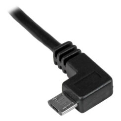 StarTech.com 1 m Micro-USB oplaad en sync kabel M/M Micro-USB haaks naar links 30/24AWG - Afbeelding 3