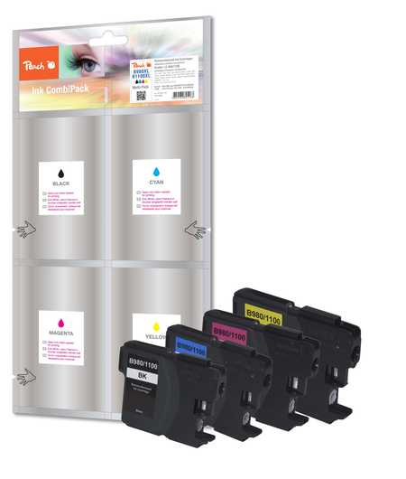 Peach PI500-126 inktcartridge 4 stuk(s) Hoog (XL) rendement Zwart, Cyaan, Geel, Magenta - Afbeelding 2