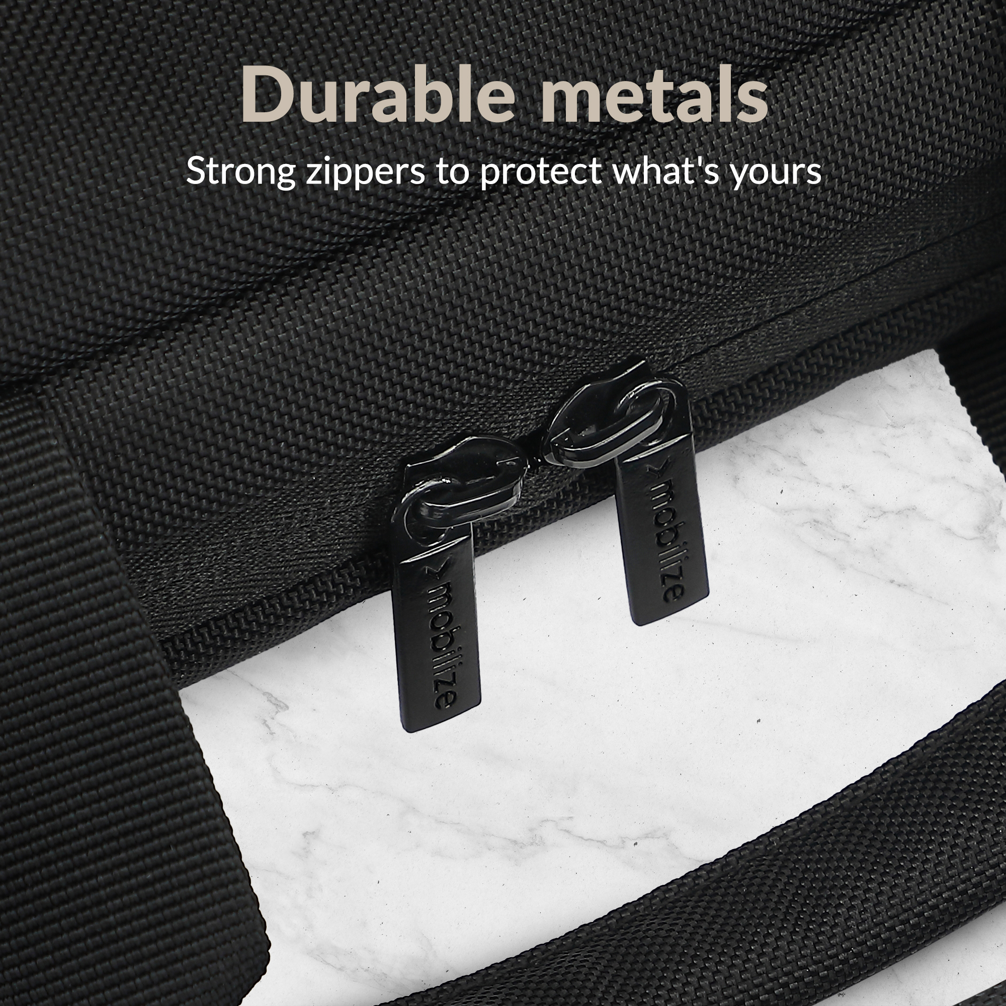 Mobilize Waterresistant Laptop Bag up to 16inch Black - Afbeelding 4