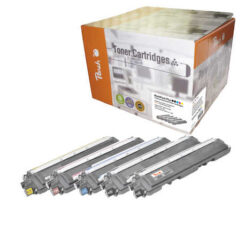 Peach 0F111854 tonercartridge 5 stuk(s) Zwart, Cyaan, Magenta, Geel
