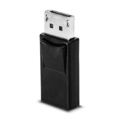 Lindy 41089 tussenstuk voor kabels DisplayPort Mini DisplayPort Zwart - Afbeelding 2