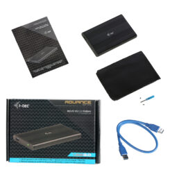 i-tec Advance MYSAFEU312 behuizing voor opslagstations HDD-/SSD-behuizing Zwart 2.5" - Afbeelding 9