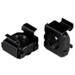 StarTech.com 50-Pack M5 Kooimoeren en Installatietool voor 19" of 10" Server Racks, Kasten en Behuizingen met Vierkante Montagegaten, Zwart - TAA