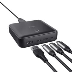 Trust Maxo 100W Universele Laptoplader - USB-C oplader – 100W vermogen – Voor binnengebruik – Zwart - Afbeelding 3