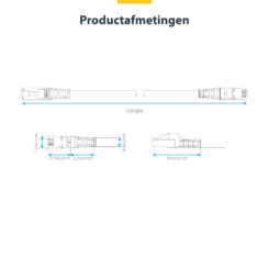 StarTech.com 50cm CAT8 Netwerkkabel, Blauw, Snagless RJ45, 25G/40G, 2000MHz, 100W PoE++, S/FTP, 26AWG 100% Pure Koperdraad, LSZH, Shielded Ethernet Kabel met Trekontlasting, Fluke Channel Getest - Afbeelding 10