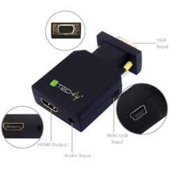 Techly IDATA VGA-HDMINI videosignaalomzetter 1920 x 1200 Pixels - Afbeelding 5