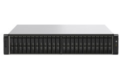 QNAP TS-h2490FU NAS Rack (2U) EPYC 7232P 64 GB DDR4 0 TB QuTS hero Zwart, Grijs
