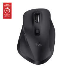 Trust Fyda Draadloze Muis – Multi-device muis – Oplaadbaar – 2400 DPI – Zwart - Afbeelding 2