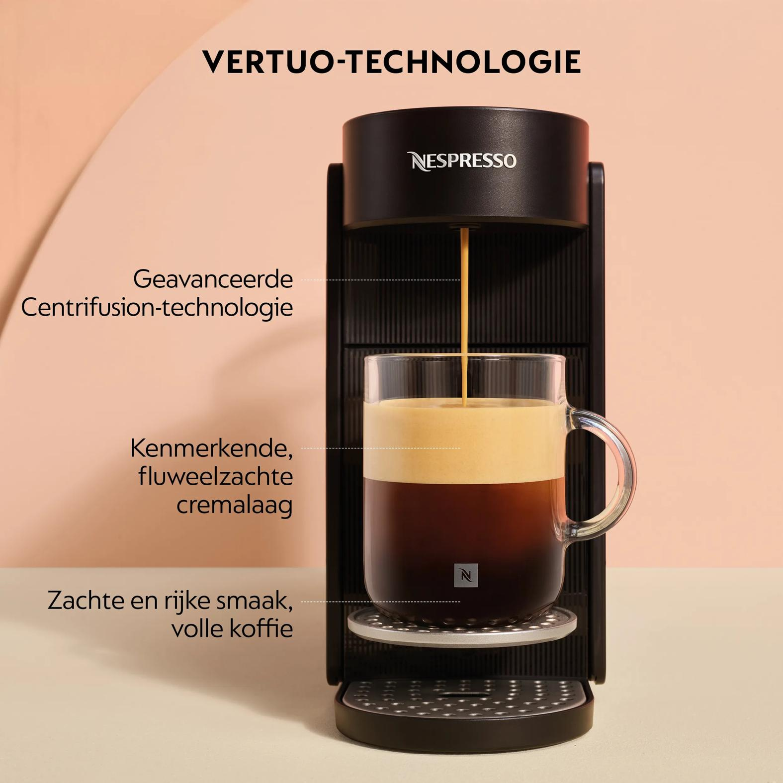 Krups Vertuo Up XN9408 koffiemachine met capsules - zwart - Afbeelding 4