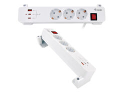Equip 245556 power uitbreiding 2 m 3 AC-uitgang(en) Binnen Wit - Afbeelding 4