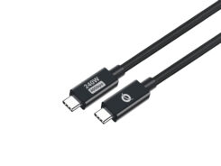 Conceptronic ETTA04B20 USB-kabel USB4 Gen 3x2 2 m USB C 40 Gbit/s 240 W Zwart