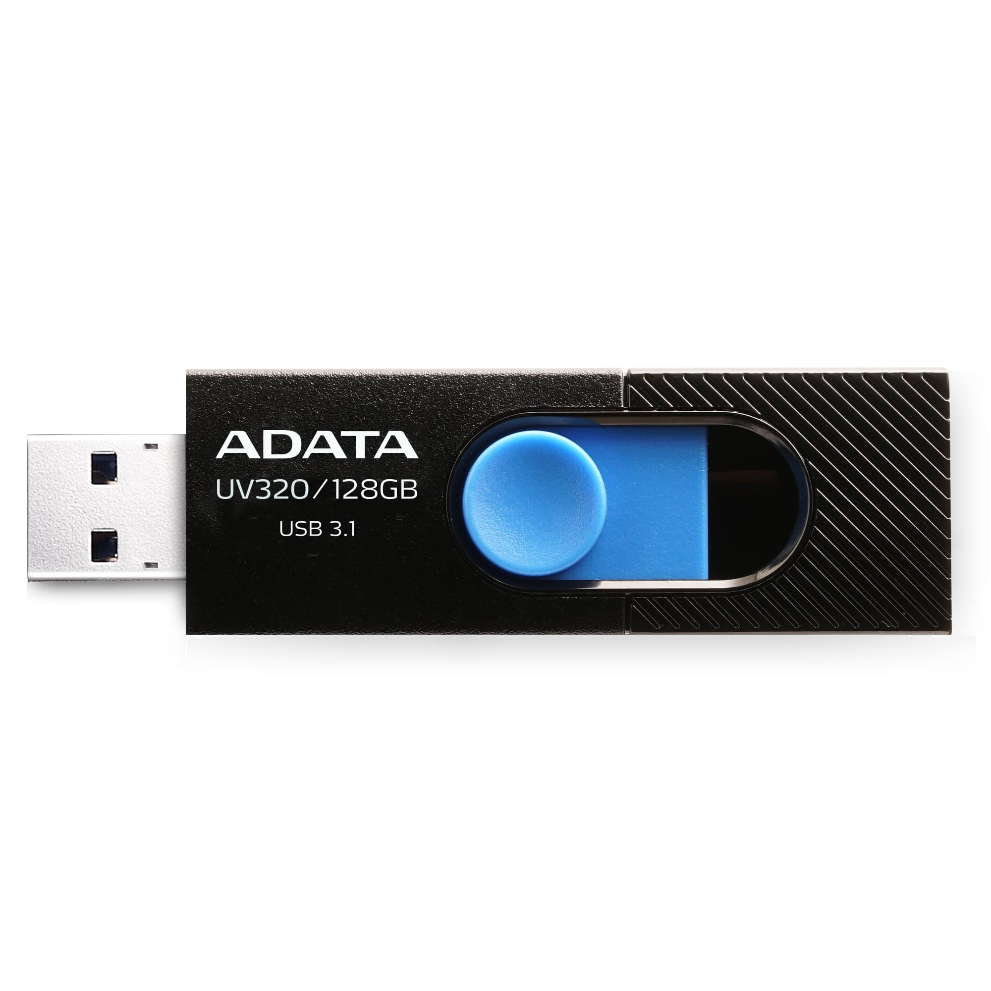 ADATA UV320 USB flash drive 128 GB USB Type-A 3.2 Gen 1 (3.1 Gen 1) Zwart, Blauw - Afbeelding 3