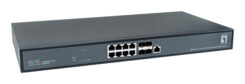 LevelOne XEL-1291 Managed L3 10G Ethernet (100/1000/10000) 1U Zwart - Afbeelding 2