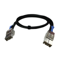 QNAP CAB-PCIE10M-8644-8X Serial Attached SCSI (SAS)-kabel 1 m Zwart