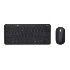 Trust Lyra Toetsenbord- en Muisset - Multi-device toetsenbord en muis – Draadloos en Bluetooth – Oplaadbaar – Zwart - Afbeelding 4