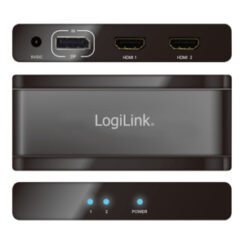 LogiLink CV0093 video splitter DisplayPort 2x HDMI - Afbeelding 2