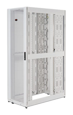 APC NetShelter SX 48U 600mm brede x 1200mm diepe behuizing met zijden, wit - Afbeelding 2