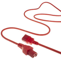 ACT Netsnoer C14 - C15 rood 1,5 m - Afbeelding 3