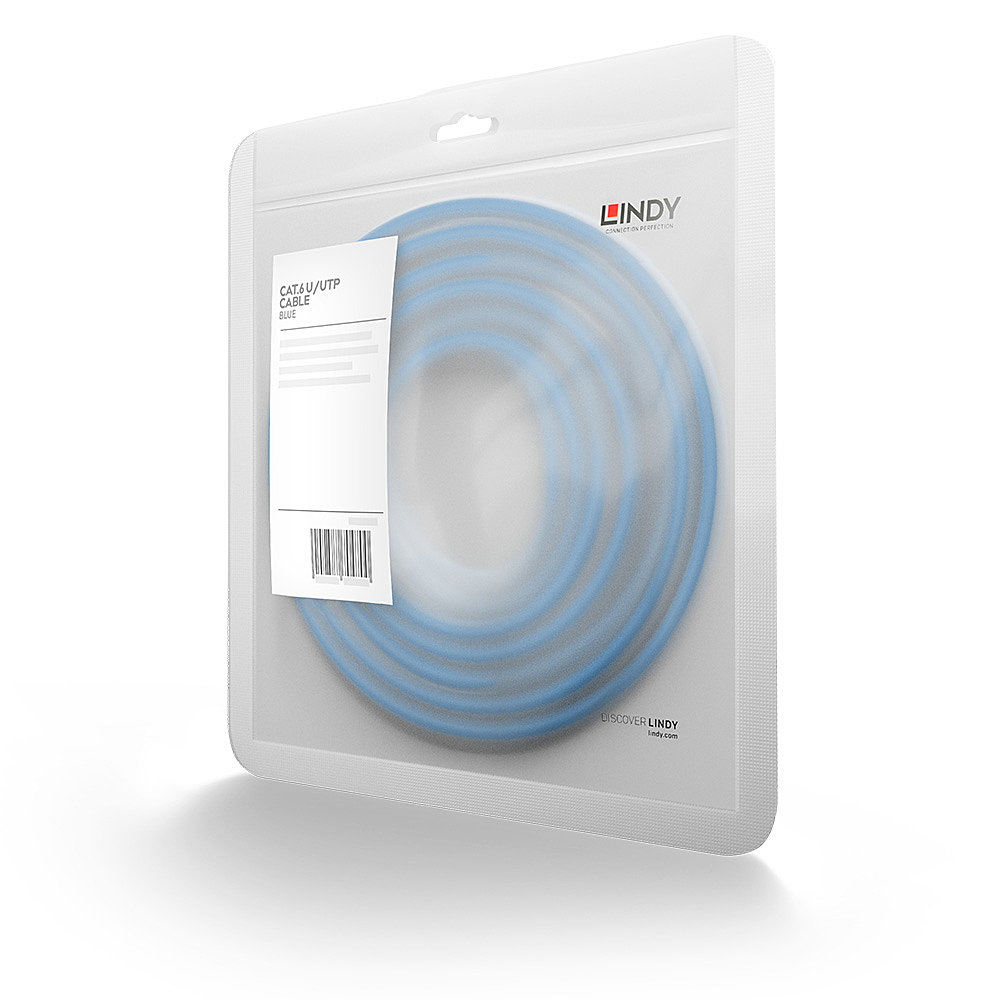 Lindy 48025 netwerkkabel Blauw 30 m Cat6 U/UTP (UTP) - Afbeelding 3