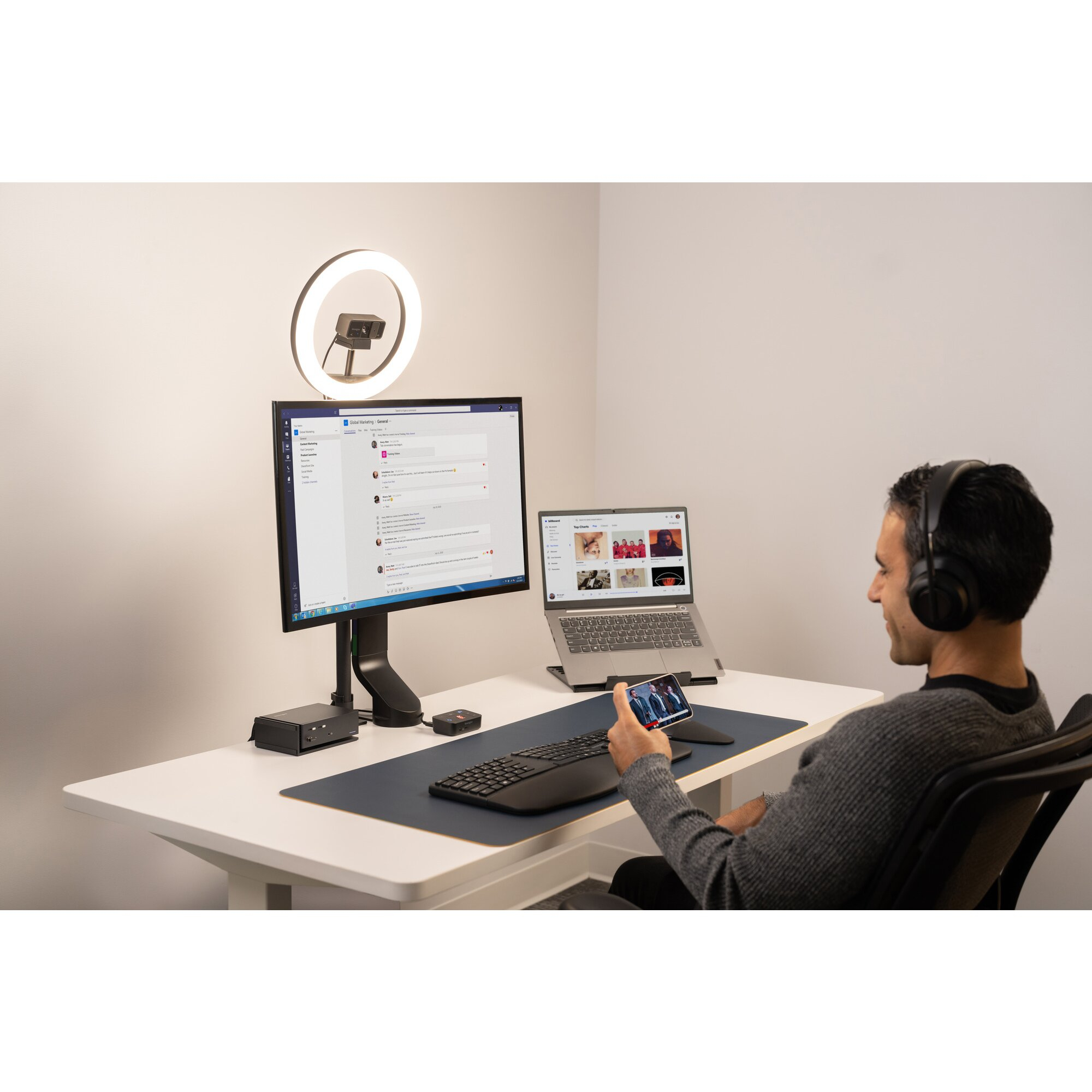 Kensington Pro Fit Ergo Wireless Keyboard (zwart) - Afbeelding 18