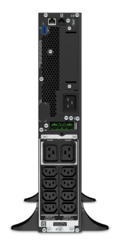 APC Smart-UPS On-Line SRT2200XLI Noodstroomvoeding - 2,2kW/VA, 8x C13 & 2x C19, tower - Afbeelding 3