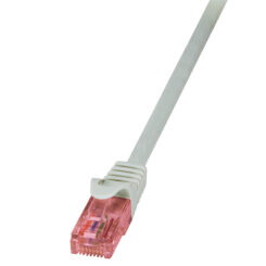 LogiLink RJ45/RJ45, 15 m netwerkkabel Grijs Cat6 U/UTP (UTP)
