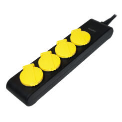 LogiLink LPS212 power uitbreiding 1,4 m 4 AC-uitgang(en) Zwart, Geel - Afbeelding 2