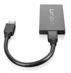 Lenovo 4X90J31021 USB grafische adapter 3840 x 2160 Pixels Zwart - Afbeelding 2