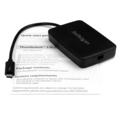 StarTech.com Thunderbolt 3 naar Thunderbolt 2 Adapter, TB3 Laptop naar TB2 Schermen & Apparatuur, Thunderbolt 2 20Gbps of Thunderbolt 1 10Gbps Converter, Thunderbolt 3 Gecertificeerd, Windows/Mac - Afbeelding 7