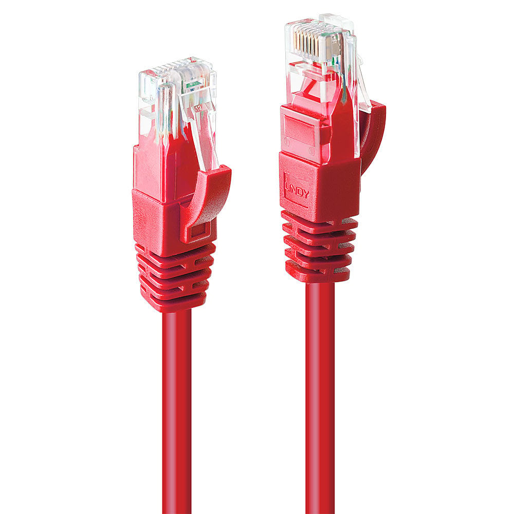 Lindy 48036 netwerkkabel Rood 7,5 m Cat6 U/UTP (UTP)