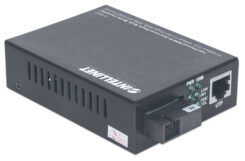 Intellinet 510547 netwerk media converter 100 Mbit/s Single-mode Zwart - Afbeelding 3